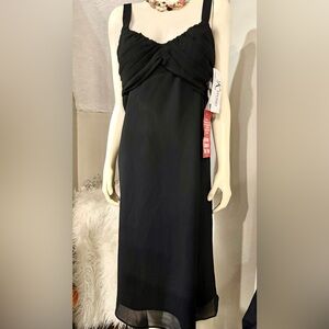 K Studios Black Layered Y2K Dress